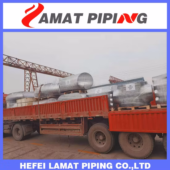 Углеродистая сталь A234 Wpb/A420 Wpl6/легированная сталь A234 Wp11/Wp22/Wp91 Нержавеющая сталь 304/316 Колено/тройник/переходник/заглушка/крестовина/колено B16.9 Фитинг для стыковой сварки